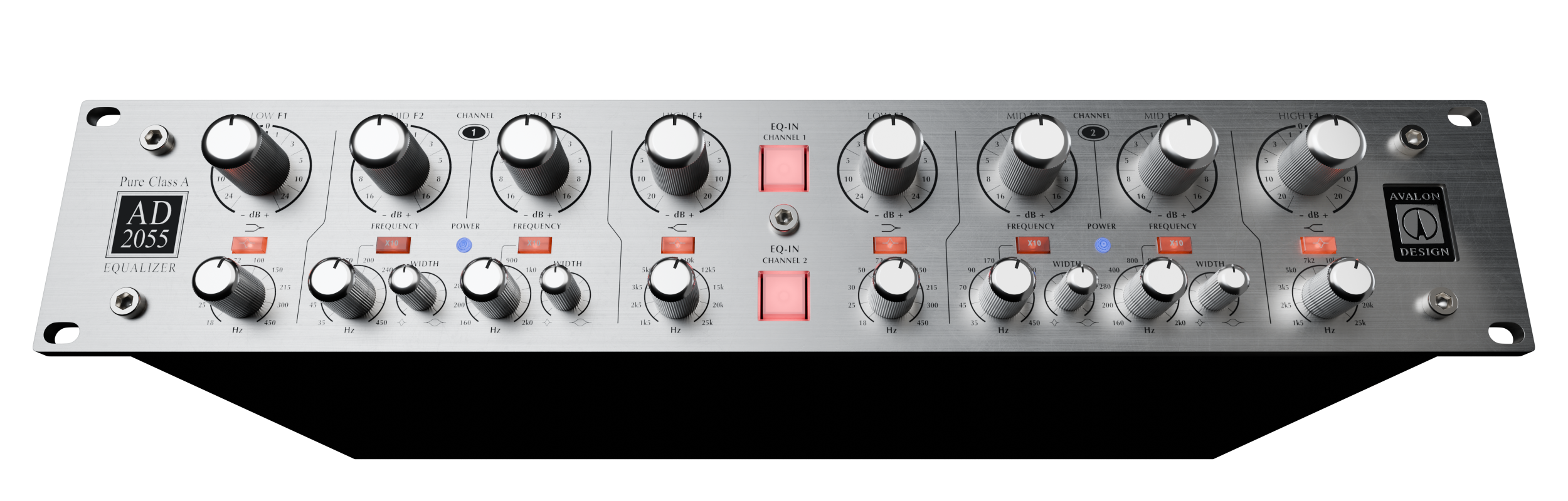 Avalon design AD2055 イコライザー Avalon Design AD2055 Dual Mono Parametric Equalizer AD2055-BL